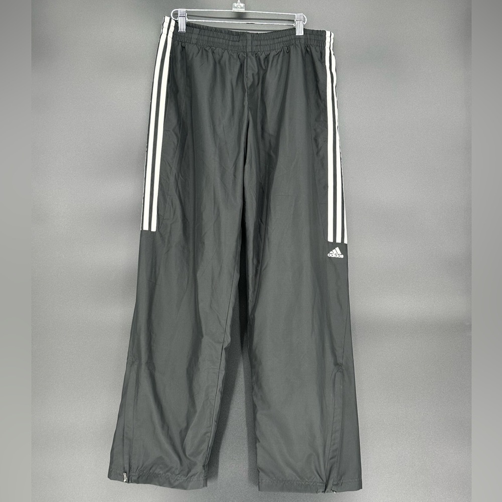 Adidas Active 360 Track Pants 3 White Stripes Men's Size Small Black